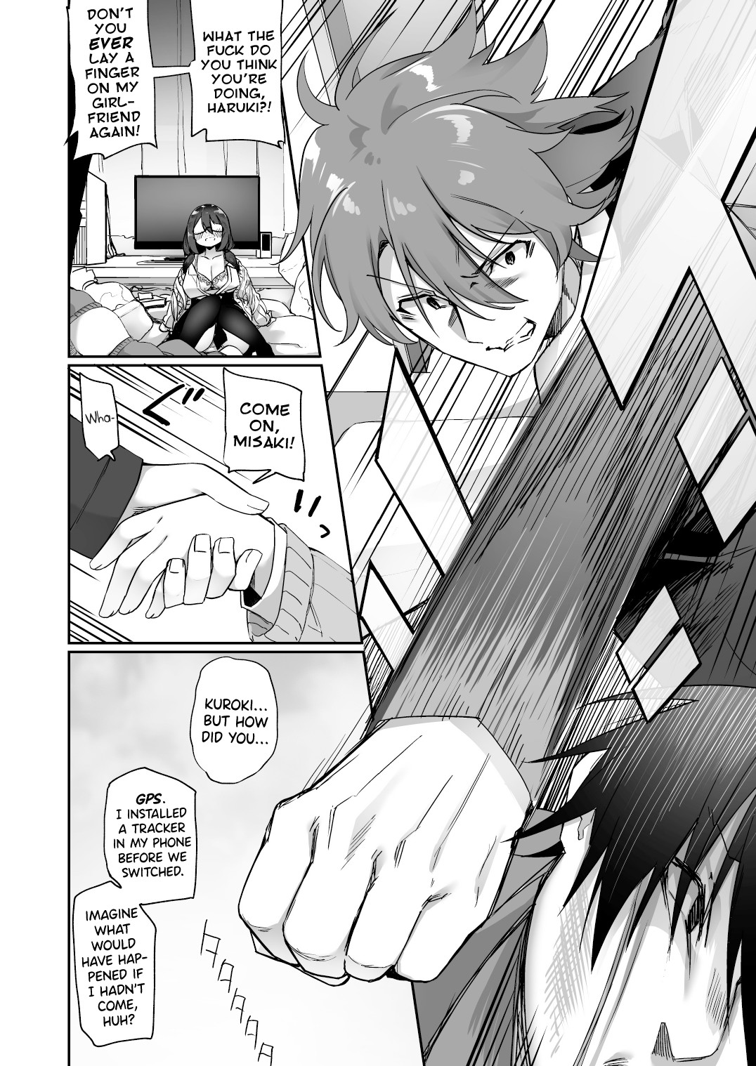 Hentai Manga Comic-I Ended Up Changing Bodies With The big Breasted Yandere Kouhai Who Gets Turned On From Simply Hearing My Voice-Read-31